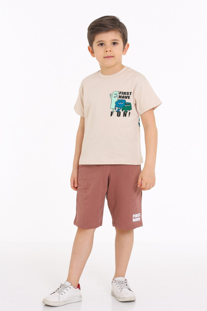 Kahve First Have Fun Baskı 1-5 Yaş Takım - 2465-2