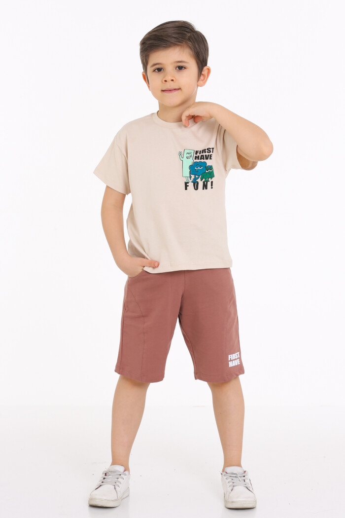 Kahve First Have Fun Baskı 1-5 Yaş Takım - 2465-2