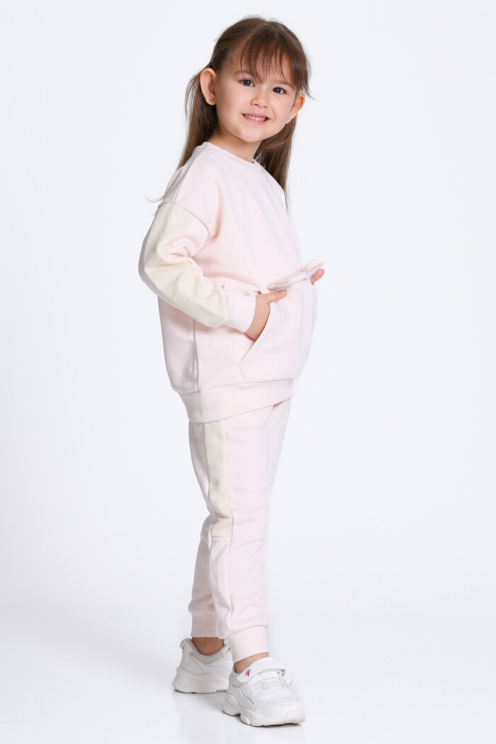 Kız Çocuk Pudra Little Cutie Baskı 1-5 Yaş Takım - 23304-2