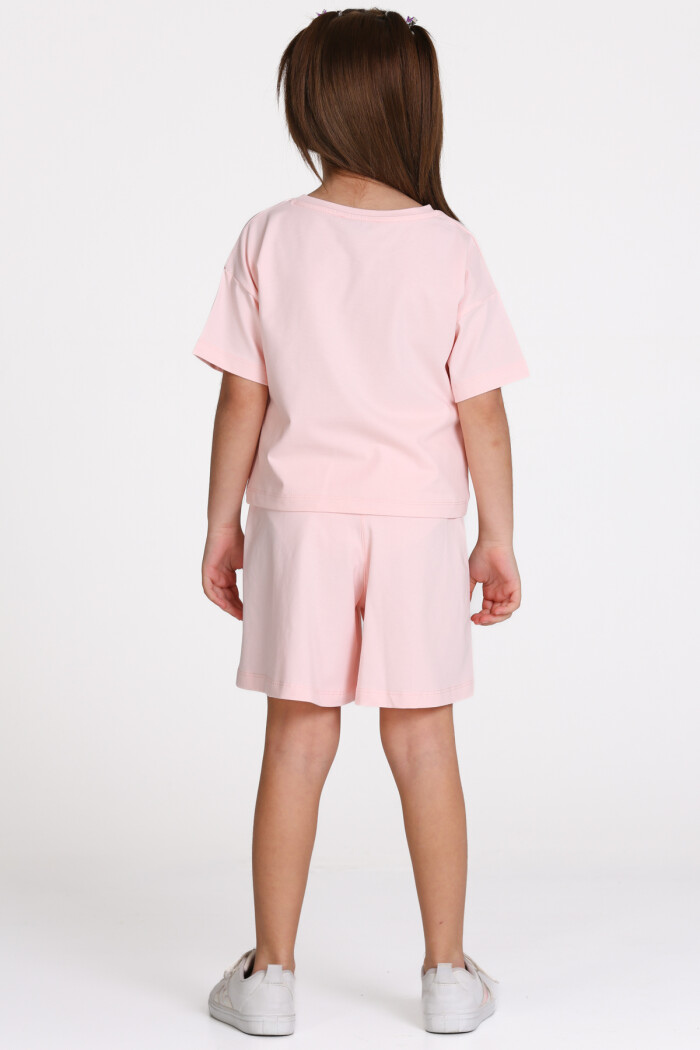 Pudra Flower Power Baskılı 3-7 Yaş Takım - 2510-4