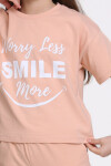 Somon Wory Less Smile More Baskılı 5-9 Yaş Takım - 2442-4
